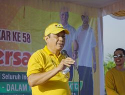 Semarak HUT Ke- 58 Tahun, DPD Golkar Sumbawa Barat Gelar Jalan Sehat