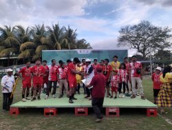 Polisi Amankan Final Kompetisi Maluk Cup III Di Desa Pasir Putih