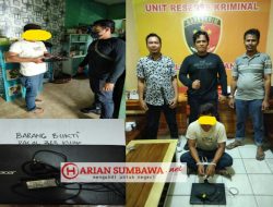 Polsek Taliwang Akhirnya Meringkus Terduga Pelaku Pencurian Laptop di Puskesmas Taliwang