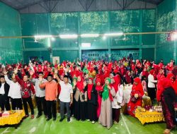 Haji Amar Kukuhkan Tim Relawan Telaga Bertong, Ribuan Masyarakat Kompak Menangkan Paket AMANAH