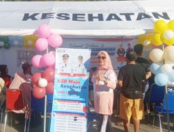 Stand Dinas Kesehatan KSB Curi Perhatian Pengunjung, Car Free Day Ajang Sosialisasi Kartu KSB Maju Kesehatan