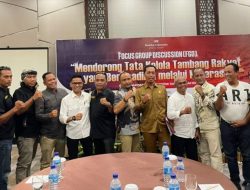 Koalisi Masyarakat Sipil Gelar FGD, Dorong Terbentuknya Koperasi tambang Rakyat