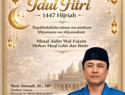 Perumda Air Minum Bintang Bano KSB Mengucapkan Selamat Hari Raya Idul Fitri 1447 Hijriah