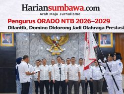 Pengurus ORADO NTB 2026–2029 Dilantik, Domino Didorong Jadi Olahraga Prestasi
