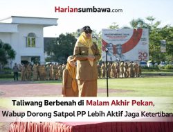 Taliwang Berbenah di Malam Akhir Pekan, Wabup Dorong Satpol PP Lebih Aktif Jaga Ketertiban