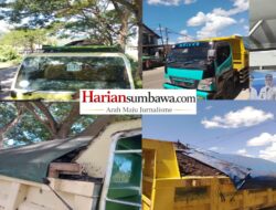 Tanpa Kompromi! Satlantas Polres Sumbawa Barat Sikat Truk Over Dimensi Demi Keselamatan Masyarakat dan Tegaknya Hukum