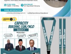 Batch II Capacity Building Solidarity Center Perkuat SDM dan Tata Kelola Organisasi Masyarakat Sipil di KSB