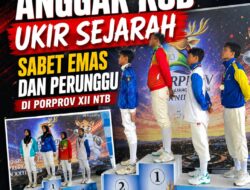 Anggar KSB Ukir Sejarah, Sabet Emas dan Perunggu di Porprov XII NTB