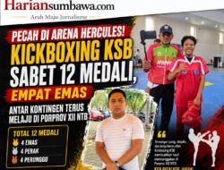 Pecah di Arena Hercules! Kickboxing KSB Sabet 12 Medali, Empat Emas Antar Kontingen Terus Melaju di Porprov XII NTB