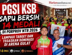 PGSI KSB Sapu Bersih 14 Medali di Porprov NTB 2026, Lampaui Target dan Tegaskan Dominasi di Arena Gulat