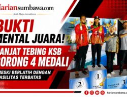 Bukti Mental Juara! Panjat Tebing KSB Borong 4 Medali Meski Berlatih dengan Fasilitas Terbatas