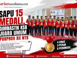 Sapu 15 Medali, Gimnastik KSB Juara Umum Porprov XII NTB