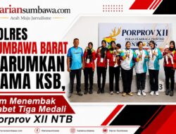 Polres Sumbawa Barat Harumkan Nama KSB, Tim Menembak Sabet Tiga Medali Porprov XII NTB