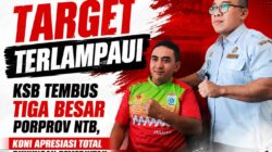 Target Terlampaui, KSB Tembus Tiga Besar Porprov NTB, KONI Apresiasi Total Dukungan Pemerintah dan Cabor