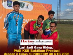 Lari Jadi Gaya Hidup, PASI KSB Buktikan Prestasi dengan 3 Emas di PORPROV XII NTB 2026