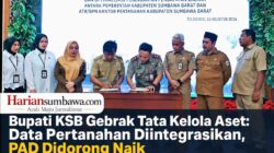 Bupati KSB Gebrak Tata Kelola Aset: Data Pertanahan Diintegrasikan, PAD Didorong Naik