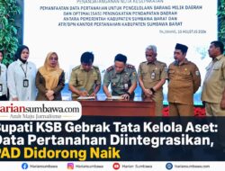 Bupati KSB Gebrak Tata Kelola Aset: Data Pertanahan Diintegrasikan, PAD Didorong Naik