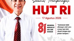 Anggota Dewan Baharung Mengucapkan Selamat HUT RI Ke-81 Tahun