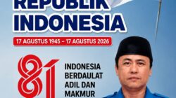 Dirut Perumdam Air Minum Bintang Bano KSB Mengucapkan Dirgahayu RI Ke-81 Tahun
