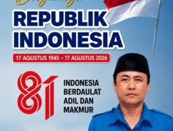 Dirut Perumdam Air Minum Bintang Bano KSB Mengucapkan Dirgahayu RI Ke-81 Tahun