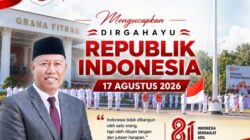 Kadis Koperindag KSB Mengucapkan Dirgahayu RI Ke-81 Tahun