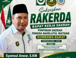 Rakerda Pemuda NW KSB Digelar Besok, Syamsul Anwar: Konsolidasi Organisasi Jadi Prioritas