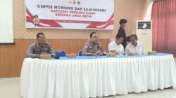 Coffee Morning Polres KSB dan Awak Media, Kapolres Tekankan Sinergi Jaga Daerah Tetap Kondusif