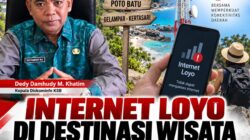 Internet Loyo di Destinasi Wisata, Diskominfo KSB Gandeng Telkomsel Perkuat Sinyal