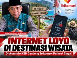 Internet Loyo di Destinasi Wisata, Diskominfo KSB Gandeng Telkomsel Perkuat Sinyal