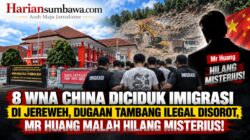 8 WNA China Diciduk Imigrasi di Jereweh, Dugaan Tambang Ilegal Disorot, Mr Huang Malah Hilang Misterius!