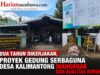 Dua Tahun Dikerjakan, Proyek Gedung Serbaguna Desa Kalimantong Mangkrak dan Kualitas Buruk