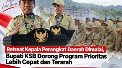 Retreat Kepala Perangkat Daerah Dimulai, Bupati KSB Dorong Program Prioritas Lebih Cepat dan Terarah