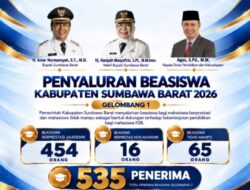 Beasiswa KSB Gelombang I Cair, 535 Mahasiswa Ditetapkan sebagai Penerima