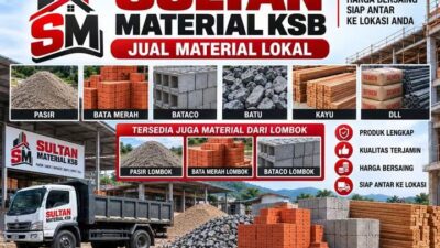 Mau Bangun Rumah? Jangan Ribet Cari Material! Sultan Material KSB, Lengkap, Bersaing, Siap Antar!