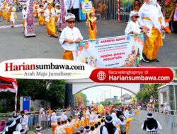 74 Kontingen TK/RA Warnai Karnaval Budaya KSB, Anak-anak Jadi Garda Pelestari Nusantara