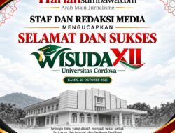 Redaksi Media Harian Sumbawa Mengucapkan Selamat & Sukses Wisuda XII Universitas Cordova