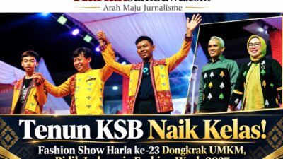 Tenun KSB Naik Kelas! Fashion Show Harla ke-23 Dongkrak UMKM, Bidik Indonesia Fashion Week 2027